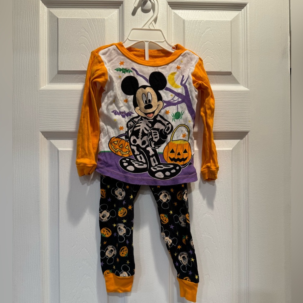 Mickey mouse Halloween Pjs.